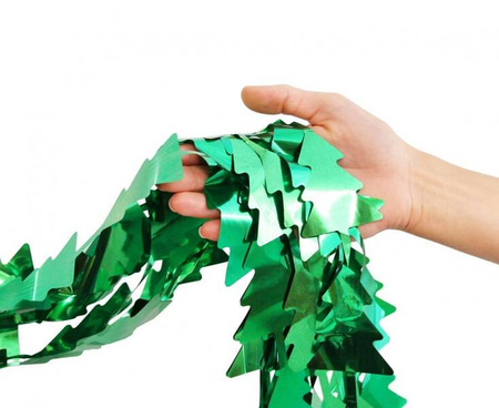 Kurtyna Choinki, zielona, 100x200 cm