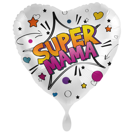 BALON FOLIOWY SUPER MAMA 45 CM 