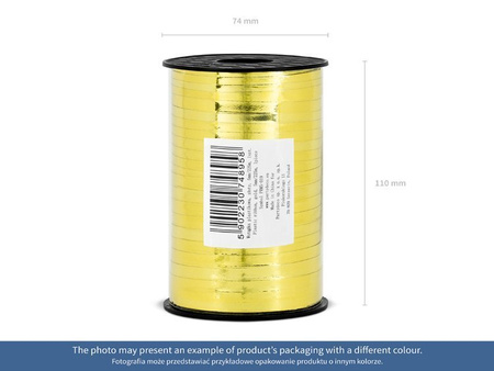 WSTĄŻKA PLASTIKOWA RÓŻOWA 5mm/225m