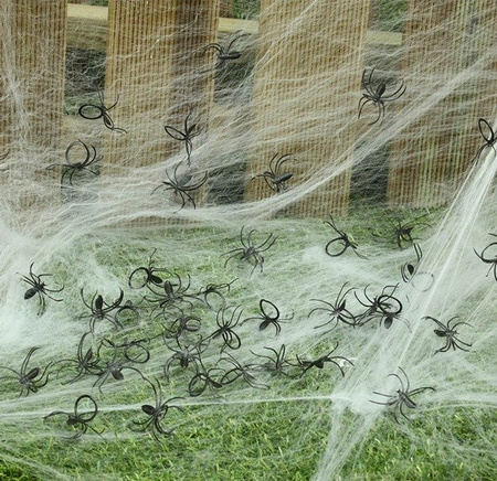 SZTUCZNE PAJĄKI 50szt. 3cm