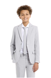 GARNITUR CHŁOPIĘCY JASNY SZARY OPPOSUITS