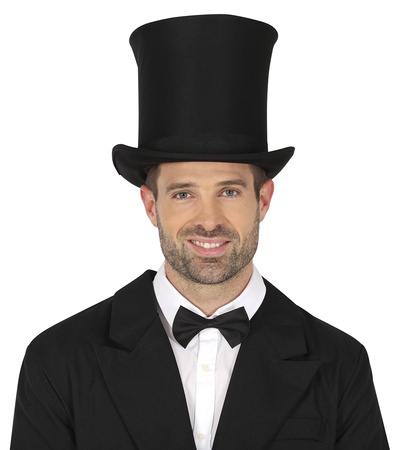 CYLINDER KAPELUSZ CZARNY 21 CM