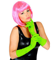 RĘKAWICZKI NEONOWE ZIELONE 40CM