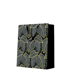 TORBA PREZENTOWA LIŚCIE DŻUNGLI 26,5X33,5X13 CM