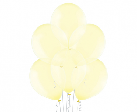 BALONY BELBAL KRYSTALICZNE ŻÓŁTE 30 CM 100 szt.