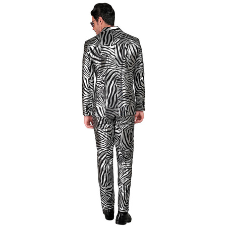 STRÓJ GANITUR MĘSKI SREBRNO CZARNY