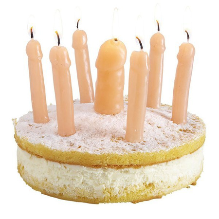 ZESTAW ŚWIECZEK PENISKI 6 SZT