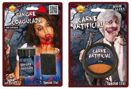 ZESTAW MASA IMITUJĄCA SKÓRĘ + KREW