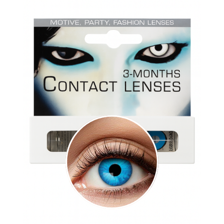 SOCZEWKI KWARTALNE ELECTRO NIEBIESKIE