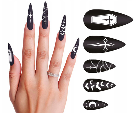 SZTUCZNE PAZNOKCIE WAMPIR