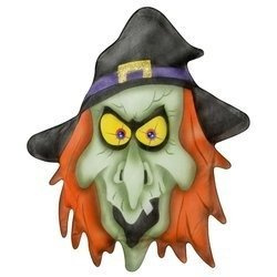 DEKORACJA CZAROWNICA HALLOWEEN 33 X 55 CM