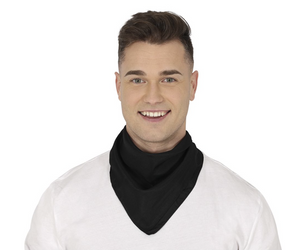 CZARNA BANDANA DLA DOROSŁYCH