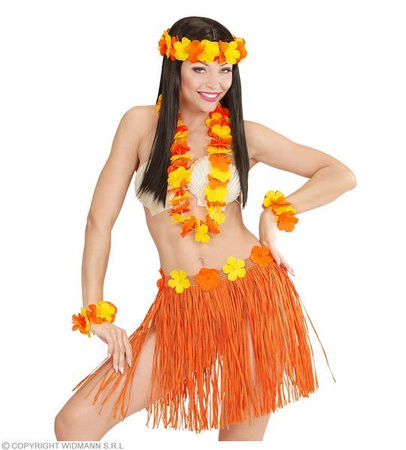 ZESTAW HAWAJSKI POMARAŃCZ