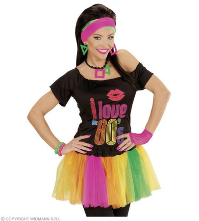 SPÓDNICA BALETNICY TUTU TĘCZOWA