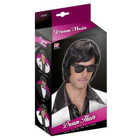 PERUKA AKTOR GWIAZDA KINA CZARNA