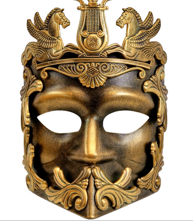 MASKA GREKA RZYMIANINA ZŁOTA