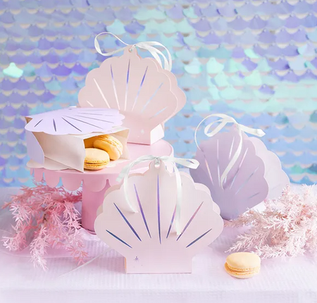 PUDEŁECZKA MUSZLA 16 X 17.5 X 5.5 CM 4 SZT