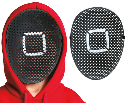 MASKA DZIECIĘCA NIEBEZPIECZNA GRA KWADRAT 