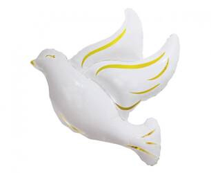 BALON FOLIOWY GOŁĄBEK 92X84 CM