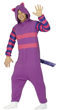 STRÓJ PIŻAMA FIOLETOWY KOT