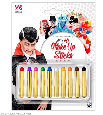 KREDKI DO MALOWANIA TWARZY 10 SZT