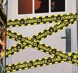 TAŚMA POLICYJNA ZOMBIE DANGER