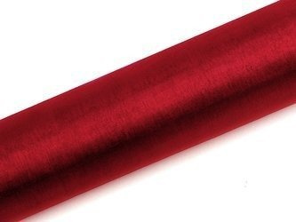 ORGANZA GŁADKA CZERWONY 0,16 x 9 m