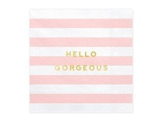 SERWETKI 33x33cm HELLO GORGEOUS 20szt.