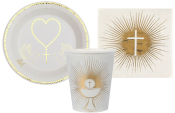 ZESTAW KOMUNIJNY RÓŻANIEC 3 ELEMENTY