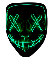 MASKA LED ŚWIECĄCA ZIELONA