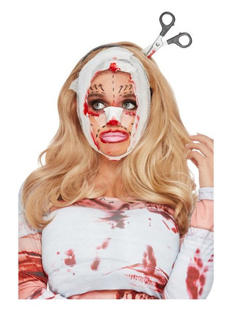 OPASKA NA GŁOWĘ WBITE NOŻYCZKI