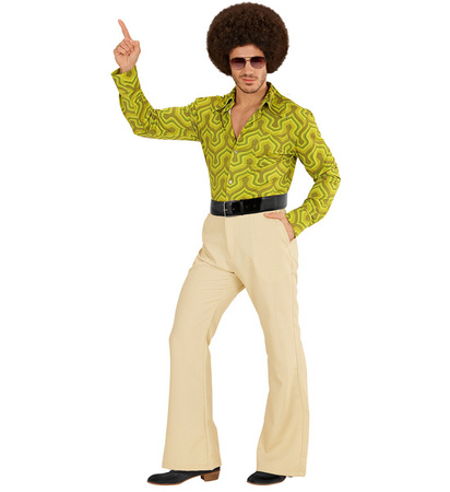 SPODNIE MĘSKIE BEŻOWE