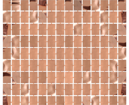 KURTYNA KWADRAT METALICZNA RÓŻOWO-ZŁOTA 100 X 200 CM