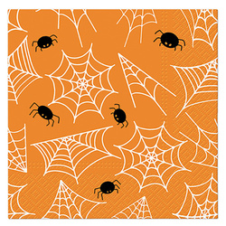 SERWETKI PAPIEROWE PAJĘCZE SIECI 33 CM 20 SZT