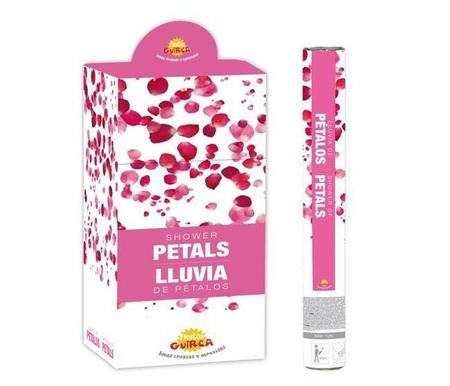 TUBA PŁATKI RÓZ RÓŻOWE 50 CM