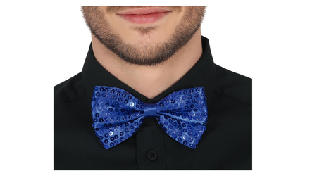 MUSZKA Z CEKINAMI GRANATOWA