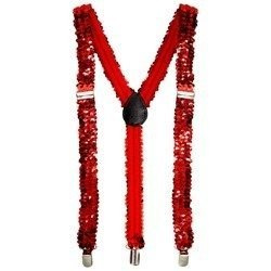 SZELKI CEKINOWE CZERWONE