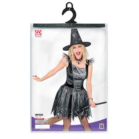 STRÓJ CZAROWNICA WIEDŹMA SZARA 