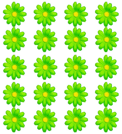 SZTUCZNE KWIATY ZIELONE 20 SZTUK