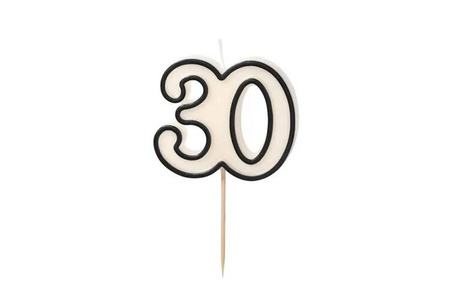 ŚWIECZKA 30 URODZINY 