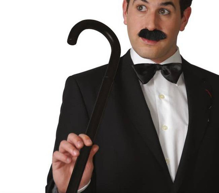 COMIC ACTOR WALKING STICK, 80 CM