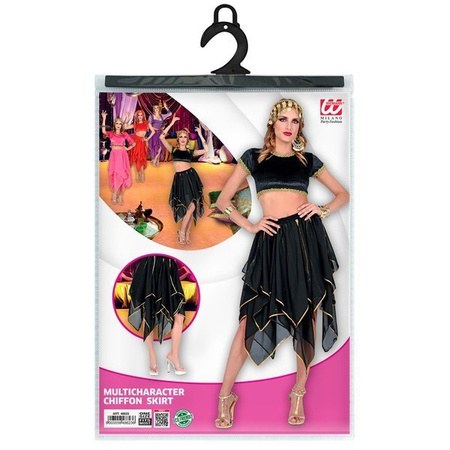 GONNA IN CHIFFON NERA