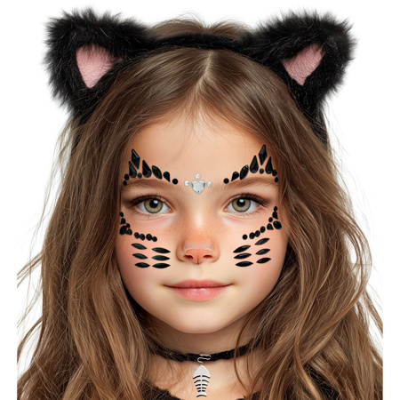 NAKLEJKI SAMOPRZYLEPNE NA TWARZ KOT 