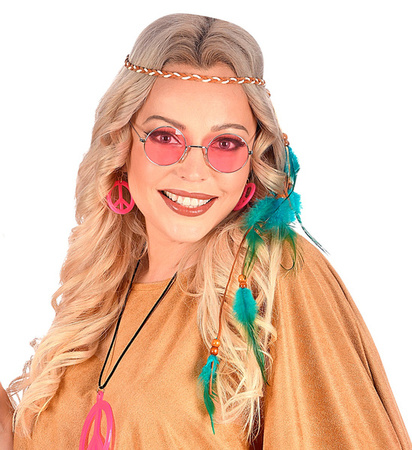 OPASKA INDIAŃSKA Z PIÓRKAMI