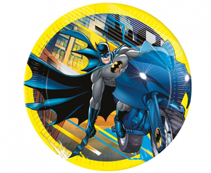 TALERZYKI PAP. BATMAN ROUGE RAGE 23 CM 8 SZT,