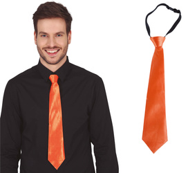 KRAWAT POMARAŃCZOWY 40 CM