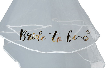 WELON NA GRZEBYKU 70 CM BRIDE TO BE 