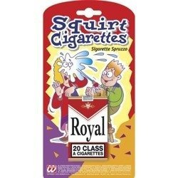 PACZKA PAPIEROSÓW TRYSKAJĄCA WODĄ