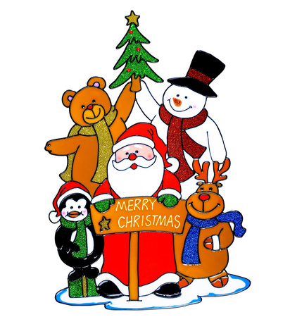 NAKLEJKA ŚWIĄTECZNA BOŻE NARODZENIE