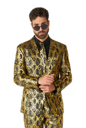 GARNITUR MĘSKI CZARNY WĄŻ OPPOSUITS